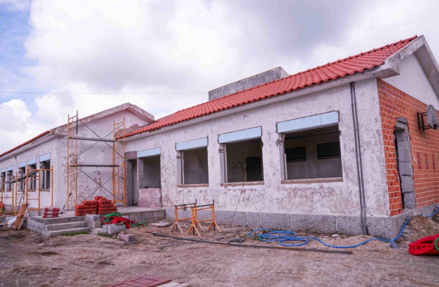 Antiga escola primária de Agilde em fase de requalificação