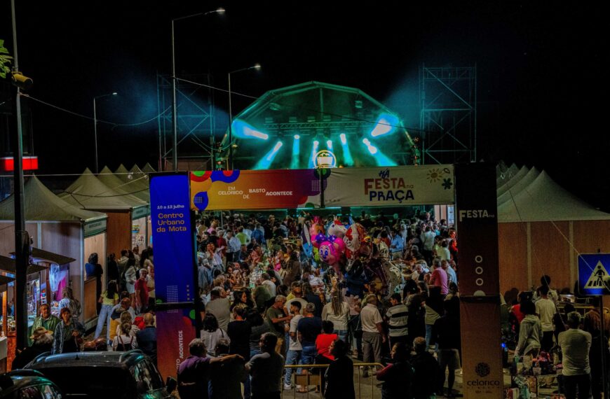 Há Festa na Praça levou animação e convívio ao Centro Urbano da Mota
