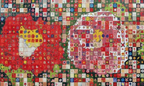 Capital das Camelias - Celorico de Basto - Painel Mosaico - 1920x1000px