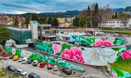 Imagem aérea do Centro de Saúde