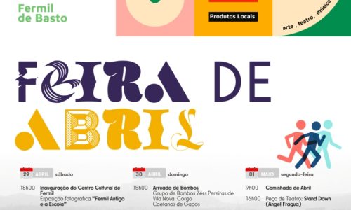 cartaz feira de abril