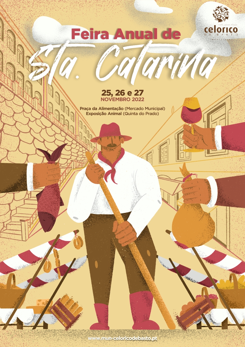 Cartaz genérico da Feira Anual de Sta. Catarina