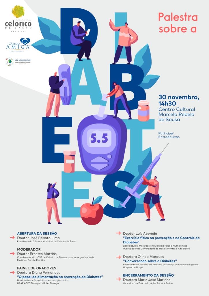 palestra sobre a diabetes