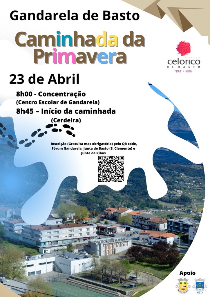 caminhada da Primavera - cartaz
