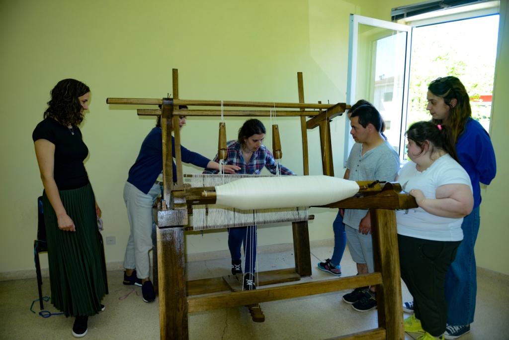 Imagem do atelier de tecelagem