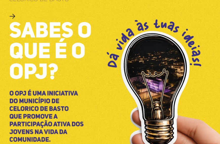 Celorico de Basto avança para a 3.ª edição do Orçamento Participativo Jovem