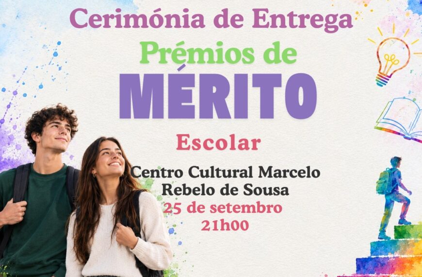 Município de Celorico de Basto atribui prémios de mérito escolar a 40 alunos